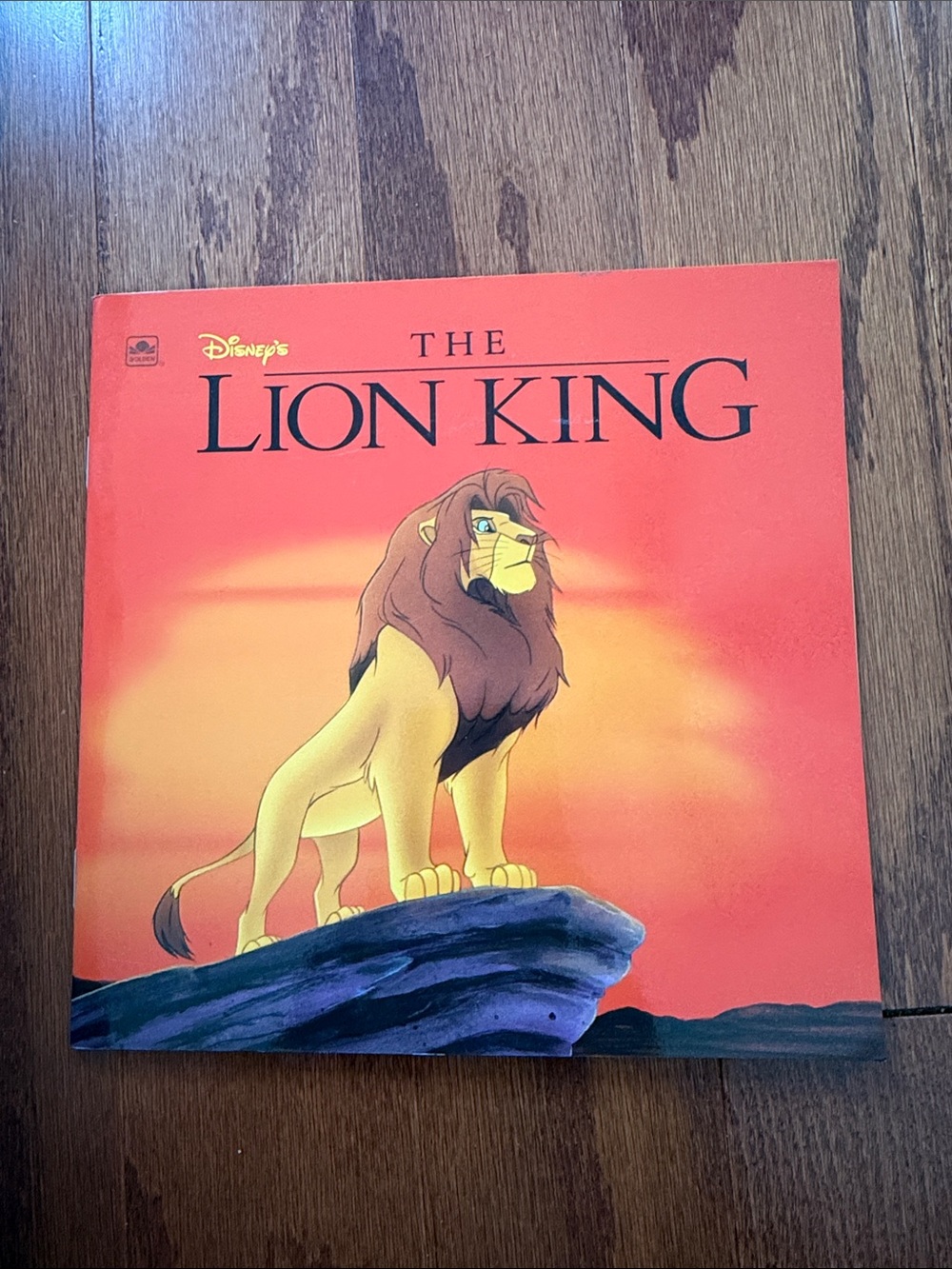 Vintage Disney The Lion King 1994 Golden Look-Look Book